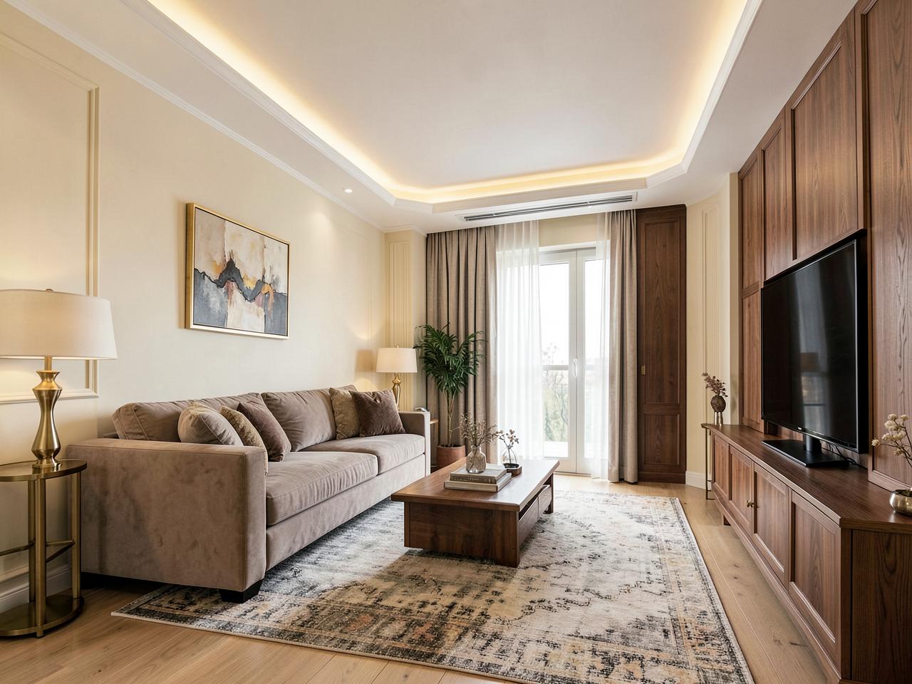 Finished residential interior project in Gurugram